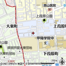 上葭原アパート周辺の地図