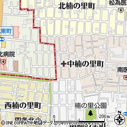大阪府大東市中楠の里町3-6周辺の地図