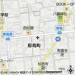 静岡県浜松市中央区原島町179周辺の地図