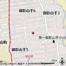 兵庫県神戸市東灘区御影山手4丁目23-26周辺の地図