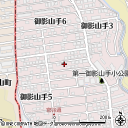 兵庫県神戸市東灘区御影山手4丁目23-27周辺の地図