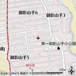 兵庫県神戸市東灘区御影山手4丁目23-28周辺の地図
