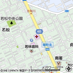 名宝曙店周辺の地図