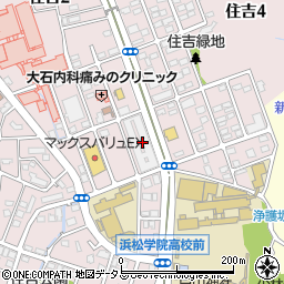 ベビーロック修理店　浜松・受付周辺の地図