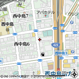 ほっかほっか亭　西中島店周辺の地図