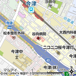 兵庫県西宮市今津水波町6-30周辺の地図