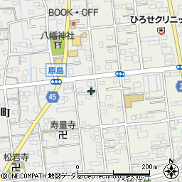 静岡県浜松市中央区原島町142周辺の地図
