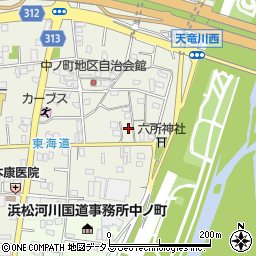 静岡県浜松市中央区中野町1026周辺の地図