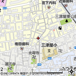 伊勢屋豆腐店周辺の地図