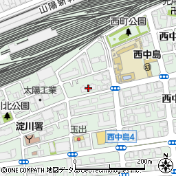 リベール新大阪周辺の地図