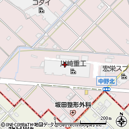 川崎重工周辺の地図