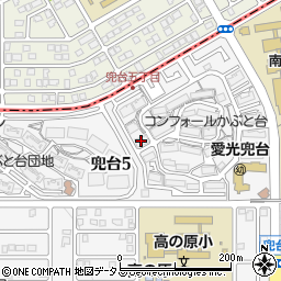 ＵＲコンフォールかぶと台２８号棟周辺の地図