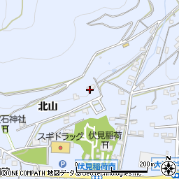 大岩庭園周辺の地図