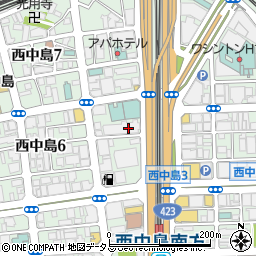 チサンマンション第７新大阪管理組合周辺の地図