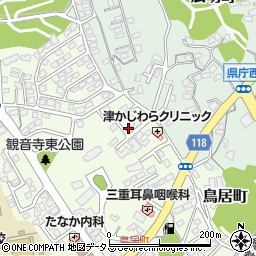 三重県津市鳥居町285-5周辺の地図