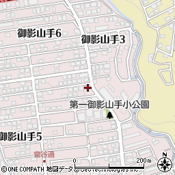 兵庫県神戸市東灘区御影山手4丁目23-35周辺の地図