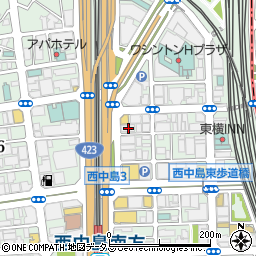 富国生命保険相互会社　淀川中央営業所周辺の地図