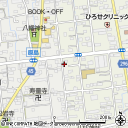 静岡県浜松市中央区原島町136周辺の地図