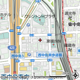 株式会社のと楽　大阪連絡所周辺の地図
