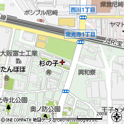 市営常光寺北団地周辺の地図