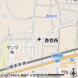 岡山県備前市香登西50周辺の地図