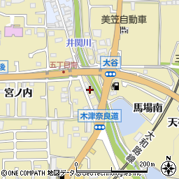 京都府木津川市木津奈良道107周辺の地図
