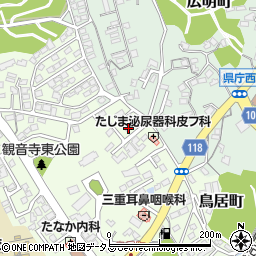 三重県津市鳥居町285周辺の地図