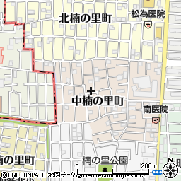 大阪府大東市中楠の里町5周辺の地図