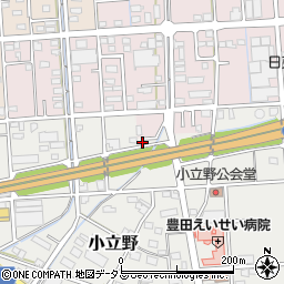 静岡県磐田市小立野439周辺の地図