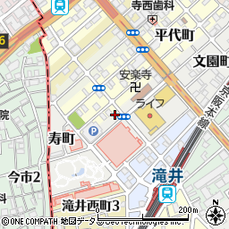 大阪府守口市文園町周辺の地図