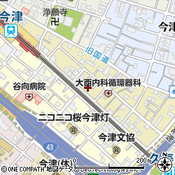 兵庫県西宮市今津曙町5周辺の地図
