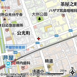 尾崎水道工業周辺の地図