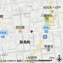 静岡県浜松市中央区原島町232周辺の地図