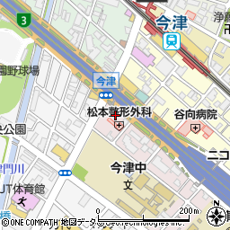 兵庫県西宮市今津二葉町1周辺の地図