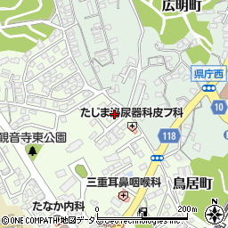 三重県津市鳥居町285-17周辺の地図