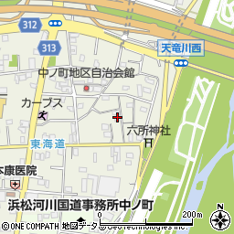 静岡県浜松市中央区中野町1028周辺の地図