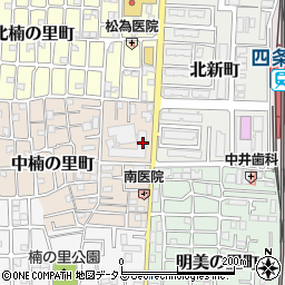 大阪府大東市中楠の里町10-22周辺の地図