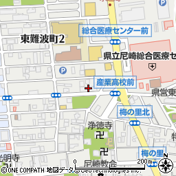尼崎電力システムセンター周辺の地図