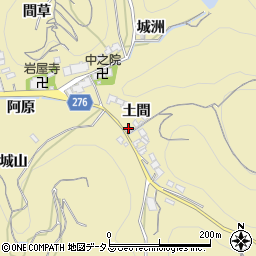 愛知県知多郡南知多町山海土間周辺の地図