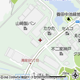 東宝食品株式会社　西神工場周辺の地図