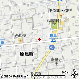 静岡県浜松市中央区原島町234周辺の地図