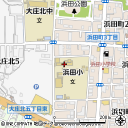尼崎市立浜田小学校周辺の地図