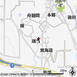 愛知県知多郡南知多町豊丘別当周辺の地図