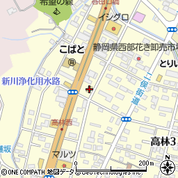 ファミリーマート浜松高林四丁目店周辺の地図
