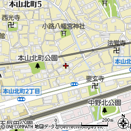 アコード岡本周辺の地図