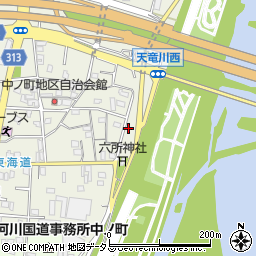 静岡県浜松市中央区中野町1085周辺の地図
