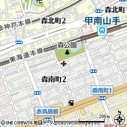 向栄寺周辺の地図
