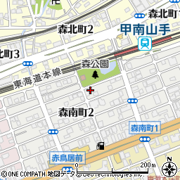 向榮禪寺周辺の地図