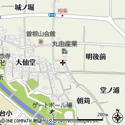京都府木津川市相楽明後前周辺の地図