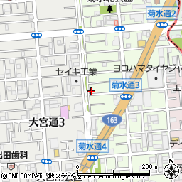 大阪府守口市菊水通3丁目3-23周辺の地図